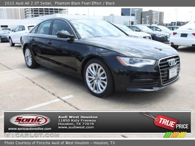 2013 Audi A6 2.0T Sedan in Phantom Black Pearl Effect