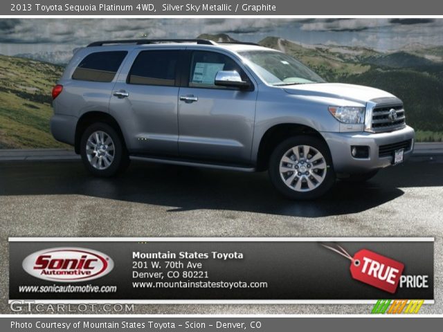 2013 Toyota Sequoia Platinum 4WD in Silver Sky Metallic