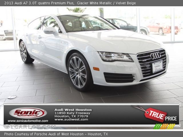 2013 Audi A7 3.0T quattro Premium Plus in Glacier White Metallic