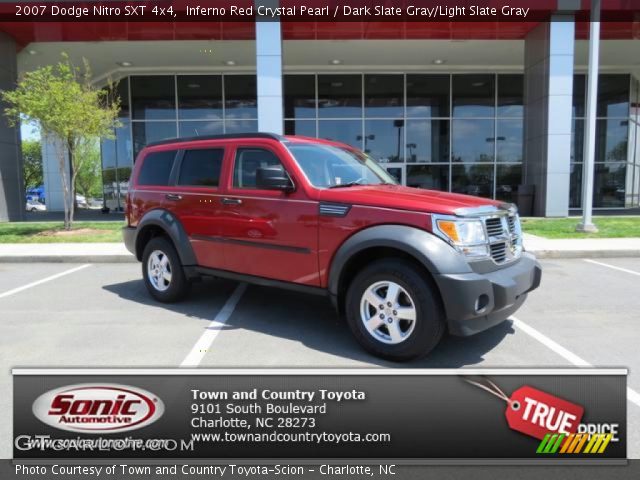 2007 Dodge Nitro SXT 4x4 in Inferno Red Crystal Pearl