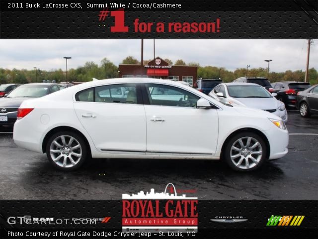 2011 Buick LaCrosse CXS in Summit White