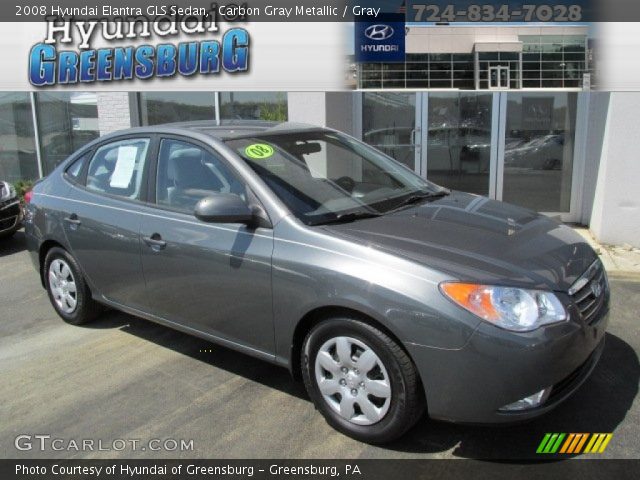 2008 Hyundai Elantra GLS Sedan in Carbon Gray Metallic
