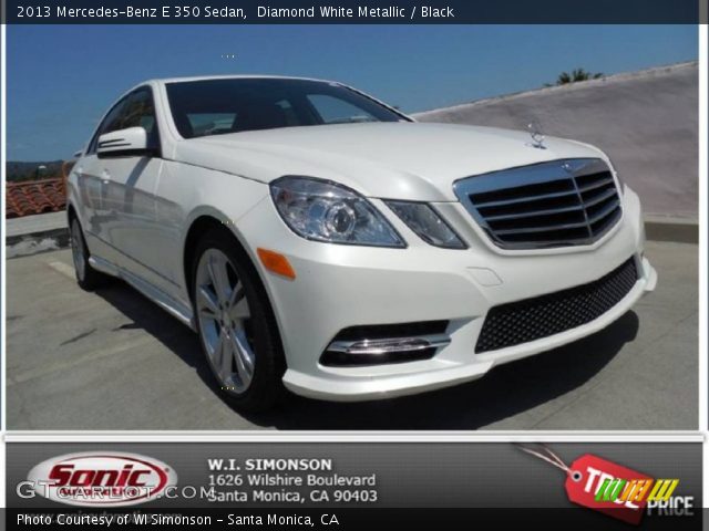 2013 Mercedes-Benz E 350 Sedan in Diamond White Metallic