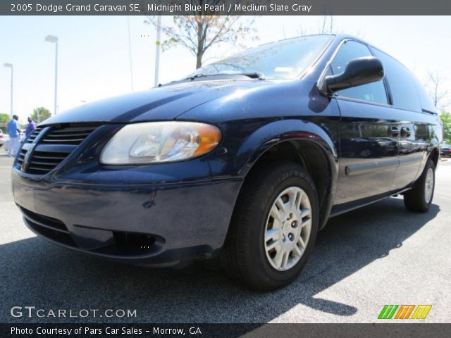 2005 Dodge Grand Caravan SE in Midnight Blue Pearl