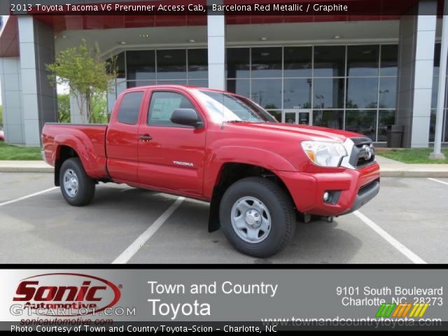 2013 Toyota Tacoma V6 Prerunner Access Cab in Barcelona Red Metallic