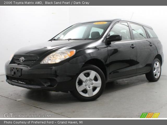 2006 Toyota Matrix AWD in Black Sand Pearl