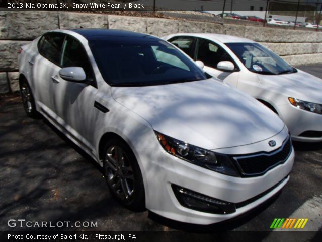 2013 Kia Optima SX in Snow White Pearl