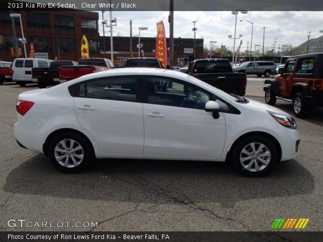 2013 Kia Rio EX Sedan in Clear White