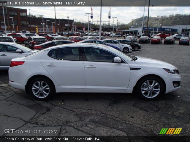 2013 Kia Optima EX in Snow White Pearl