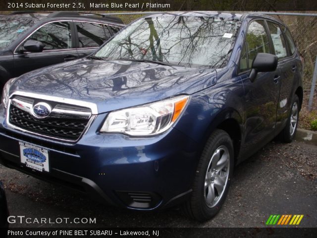 2014 Subaru Forester 2.5i in Marine Blue Pearl