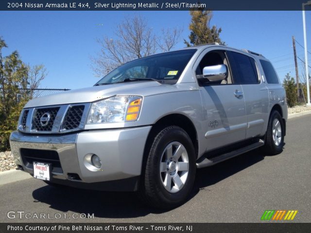 2004 Nissan Armada LE 4x4 in Silver Lightning Metallic