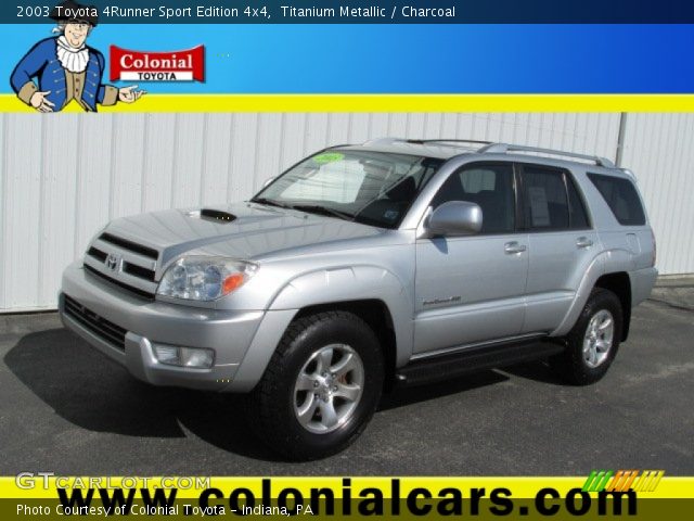 2003 Toyota 4Runner Sport Edition 4x4 in Titanium Metallic
