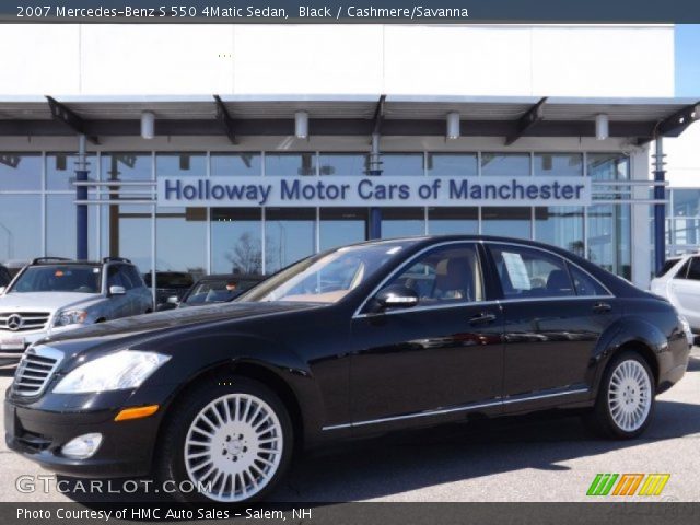 2007 Mercedes-Benz S 550 4Matic Sedan in Black