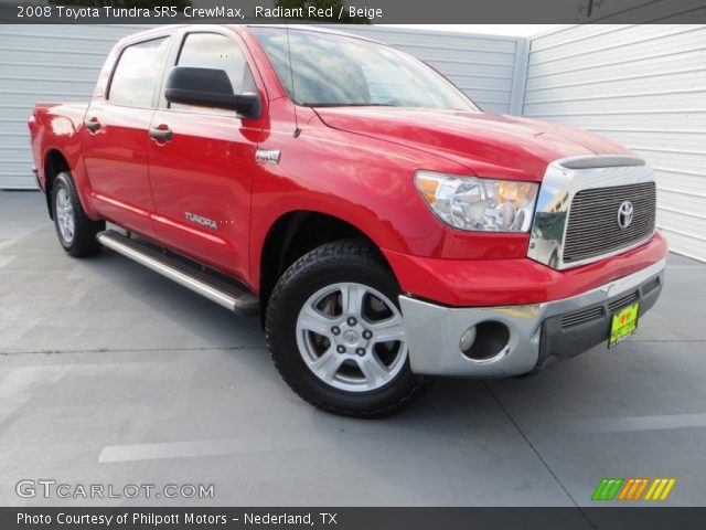 2008 Toyota Tundra SR5 CrewMax in Radiant Red