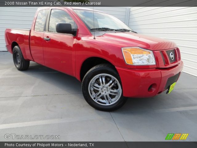 2008 Nissan Titan XE King Cab in Red Alert