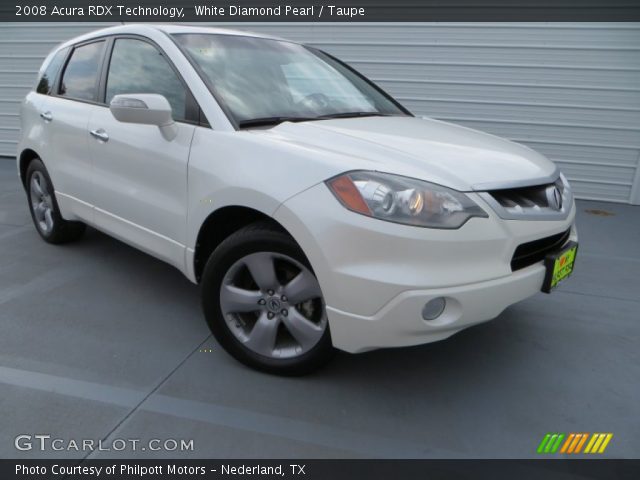 2008 Acura RDX Technology in White Diamond Pearl