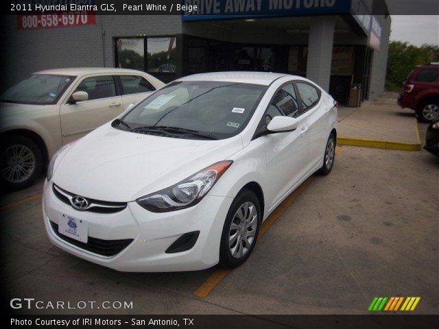 2011 Hyundai Elantra GLS in Pearl White
