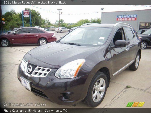 2011 Nissan Rogue SV in Wicked Black