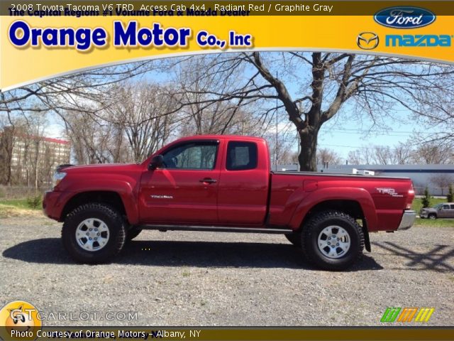 2008 Toyota Tacoma V6 TRD  Access Cab 4x4 in Radiant Red