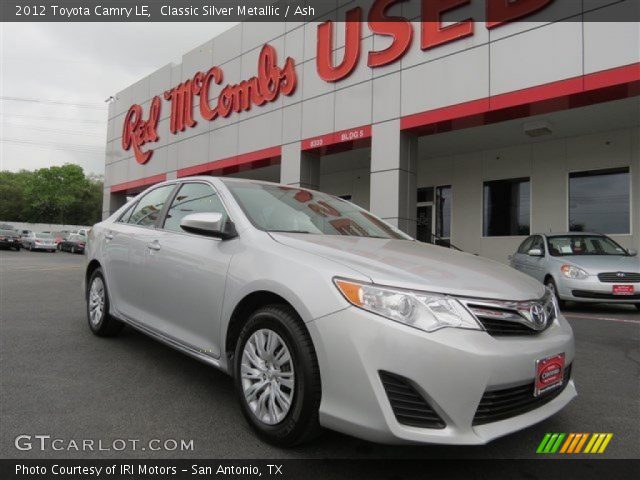 2012 Toyota Camry LE in Classic Silver Metallic