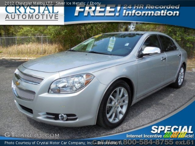 2012 Chevrolet Malibu LTZ in Silver Ice Metallic