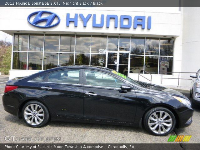 2012 Hyundai Sonata SE 2.0T in Midnight Black