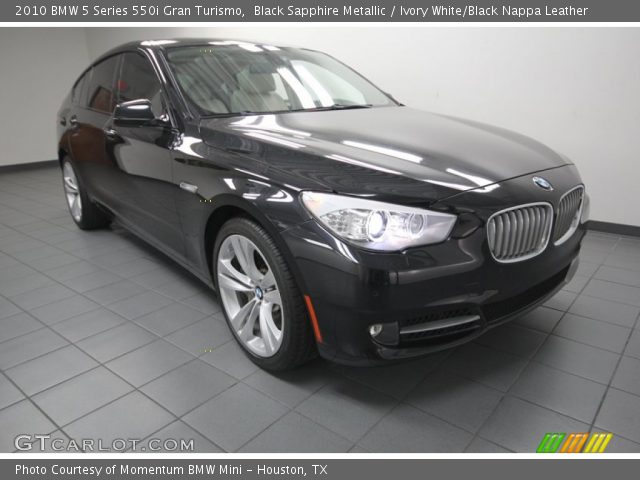 2010 BMW 5 Series 550i Gran Turismo in Black Sapphire Metallic