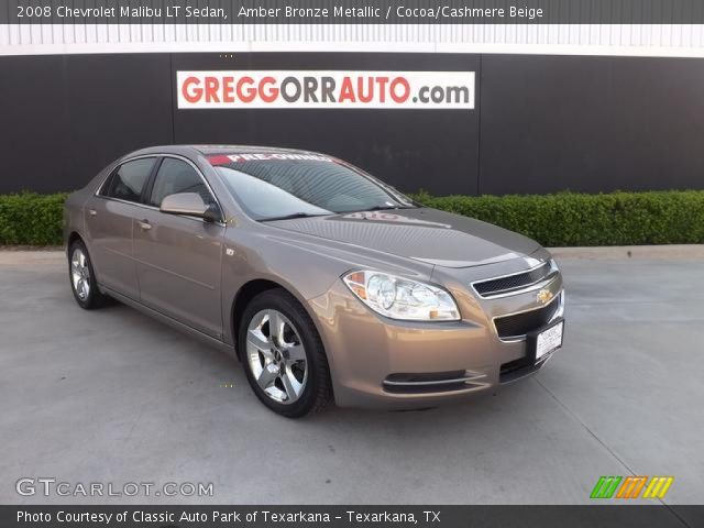 2008 Chevrolet Malibu LT Sedan in Amber Bronze Metallic