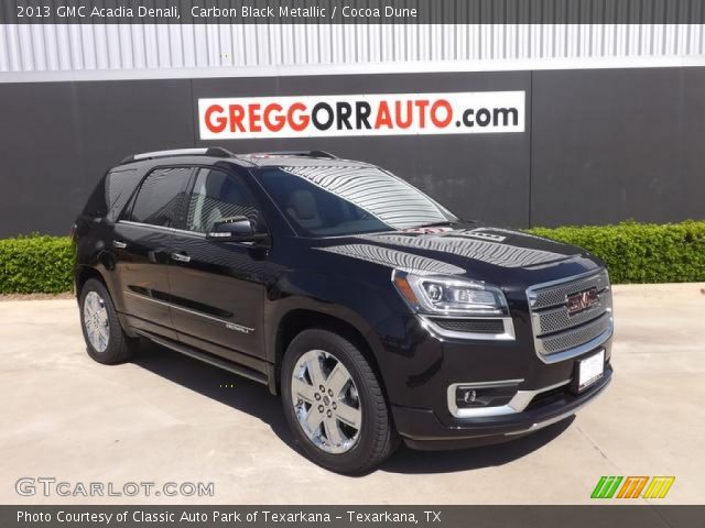 2013 GMC Acadia Denali in Carbon Black Metallic