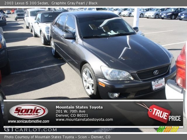 2003 Lexus IS 300 Sedan in Graphite Gray Pearl