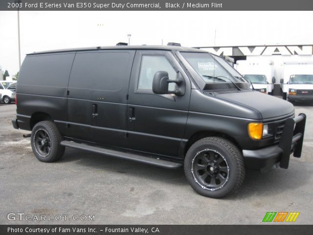 2003 Ford E Series Van E350 Super Duty Commercial in Black