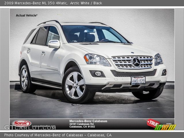 2009 Mercedes-Benz ML 350 4Matic in Arctic White