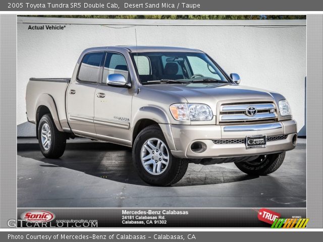 2005 Toyota Tundra SR5 Double Cab in Desert Sand Mica