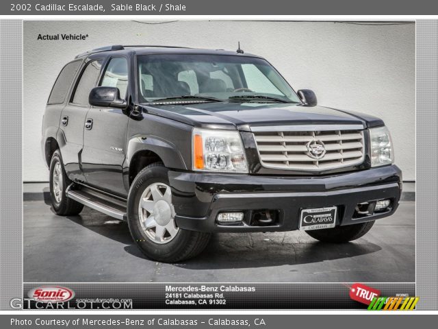 2002 Cadillac Escalade  in Sable Black