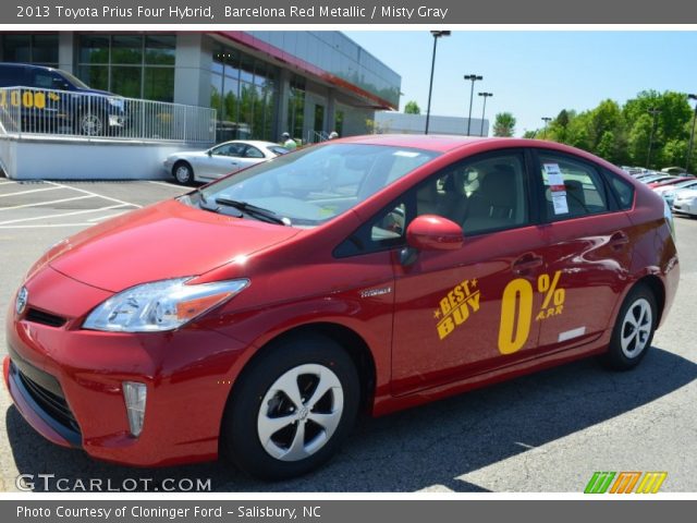 2013 Toyota Prius Four Hybrid in Barcelona Red Metallic