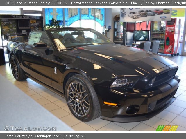 Black 2014 Ford Mustang Shelby Gt500 Svt Performance