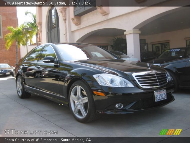 2009 Mercedes-Benz S 550 Sedan in Black
