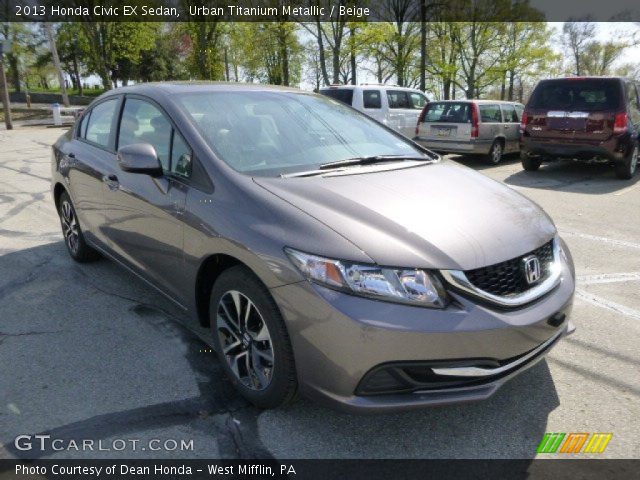 2013 Honda Civic EX Sedan in Urban Titanium Metallic