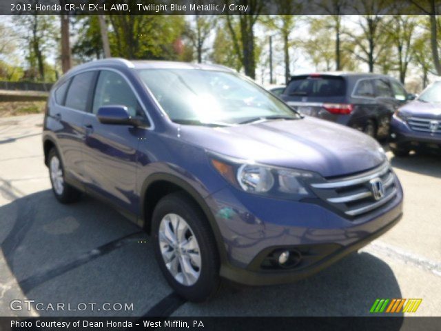 2013 Honda CR-V EX-L AWD in Twilight Blue Metallic