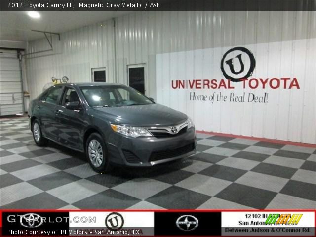2012 Toyota Camry LE in Magnetic Gray Metallic