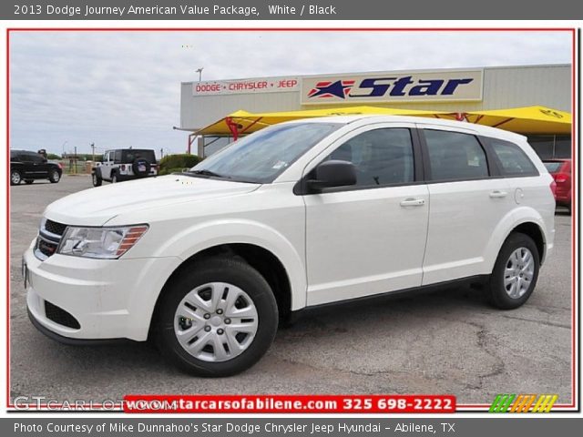 2013 Dodge Journey American Value Package in White