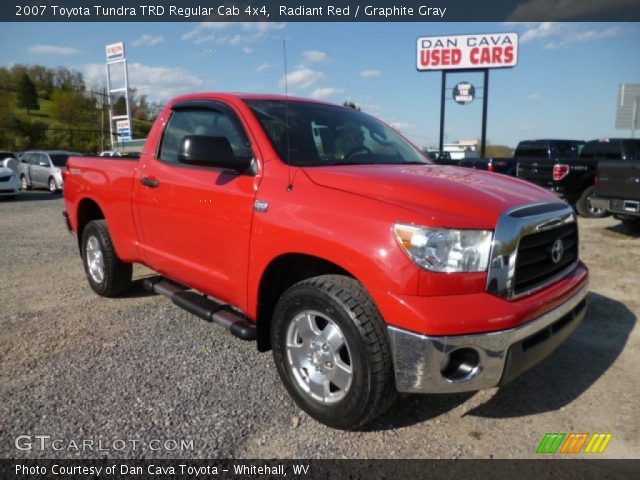 2007 Toyota Tundra TRD Regular Cab 4x4 in Radiant Red