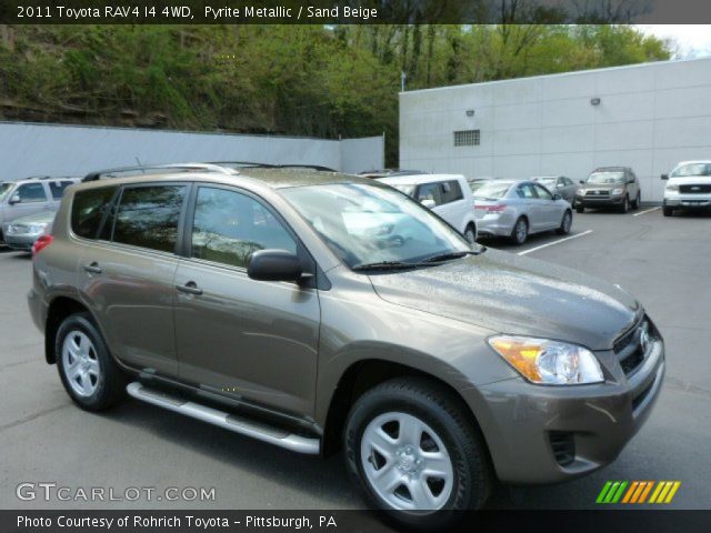 2011 Toyota RAV4 I4 4WD in Pyrite Metallic