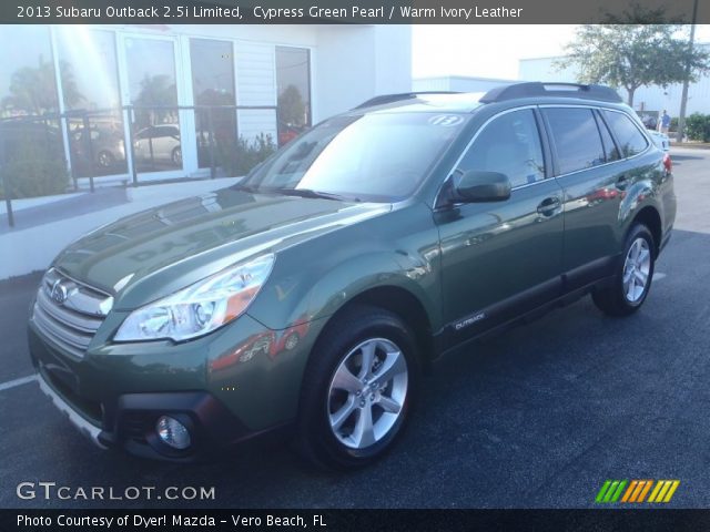 2013 Subaru Outback 2.5i Limited in Cypress Green Pearl
