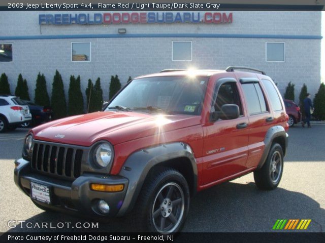 2003 Jeep Liberty Sport 4x4 in Flame Red