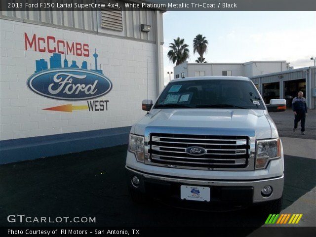 2013 Ford F150 Lariat SuperCrew 4x4 in White Platinum Metallic Tri-Coat