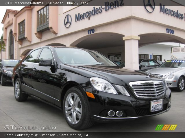 2010 Mercedes-Benz E 350 Sedan in Black