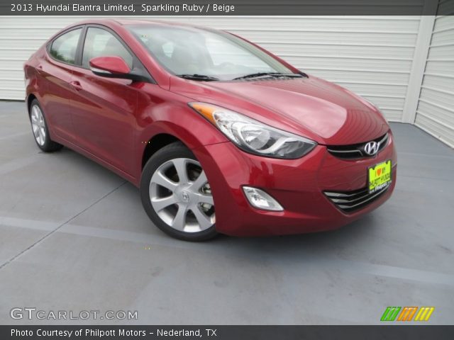 2013 Hyundai Elantra Limited in Sparkling Ruby