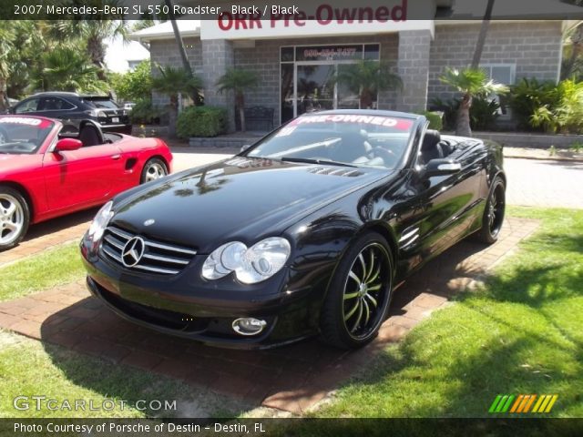 2007 Mercedes-Benz SL 550 Roadster in Black