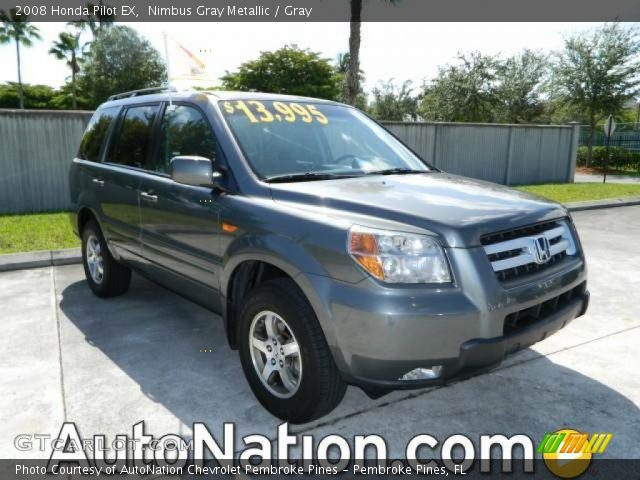 2008 Honda Pilot EX in Nimbus Gray Metallic